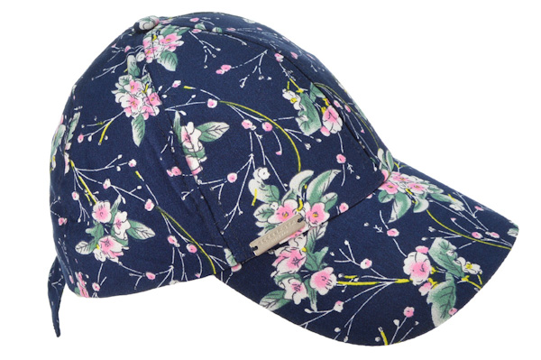 Baseball cap med blomster fra Seeberger